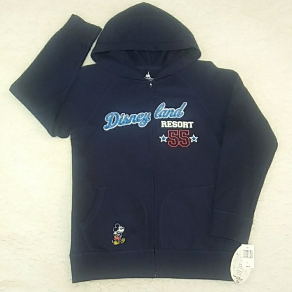 DisneyParks navyblue long-sleeve authentic hoodie